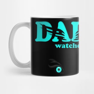 eyes Eagl Dark Watchers Eagle Flight Retro Wings in Motion Mug